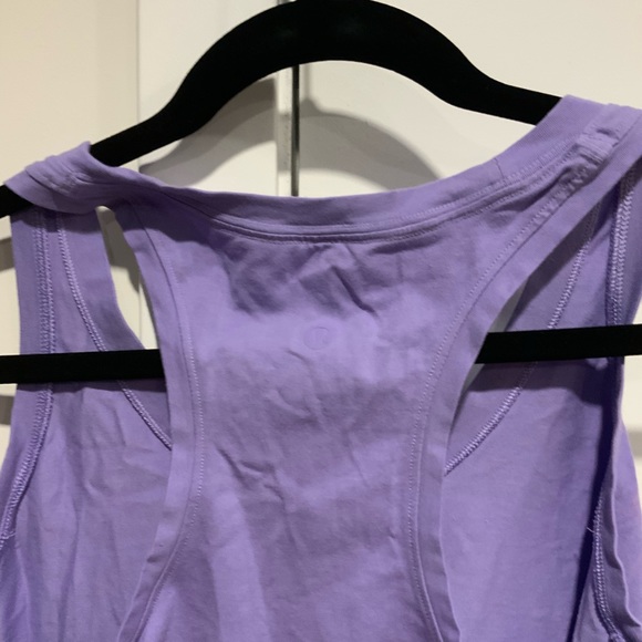 Lululemon Love Tank Top. Size 4. Dark Lavender Color - Picture 3 of 4